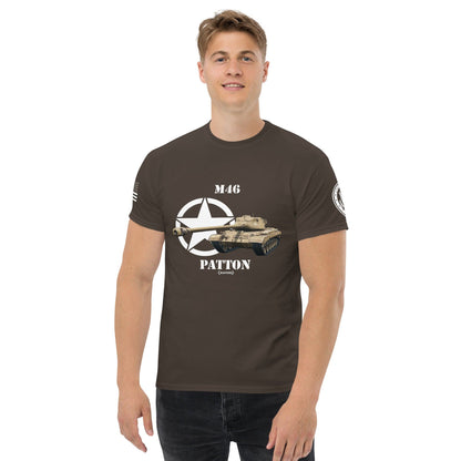 Amerikanischer mittlerer Panzer M46 Patton Mastery T-Shirt T-Shirt 33.99 Amerikanischer, Herren, M46, Mastery, Panzer, Patton, T-Shirt, Tanks, Thunder, War, World JLR Design