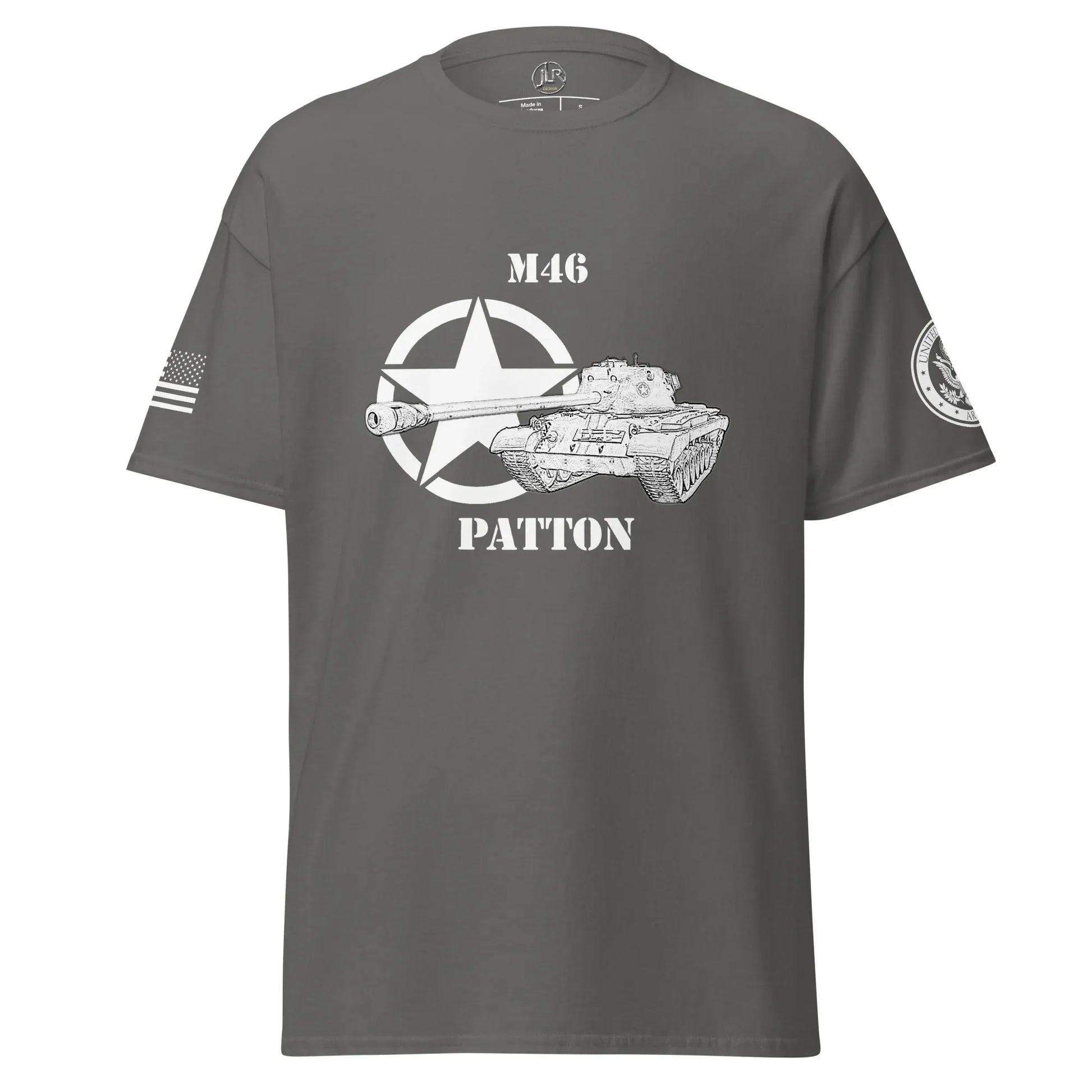 amerikanischer-mittlerer-panzer-m46-patton-t-shirt-sw-t-shirt-jlr-design-33649 - JLR Design