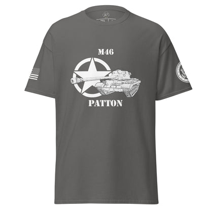 Amerikanischer mittlerer Panzer M46 Patton T-Shirt sw T-Shirt JLR Design