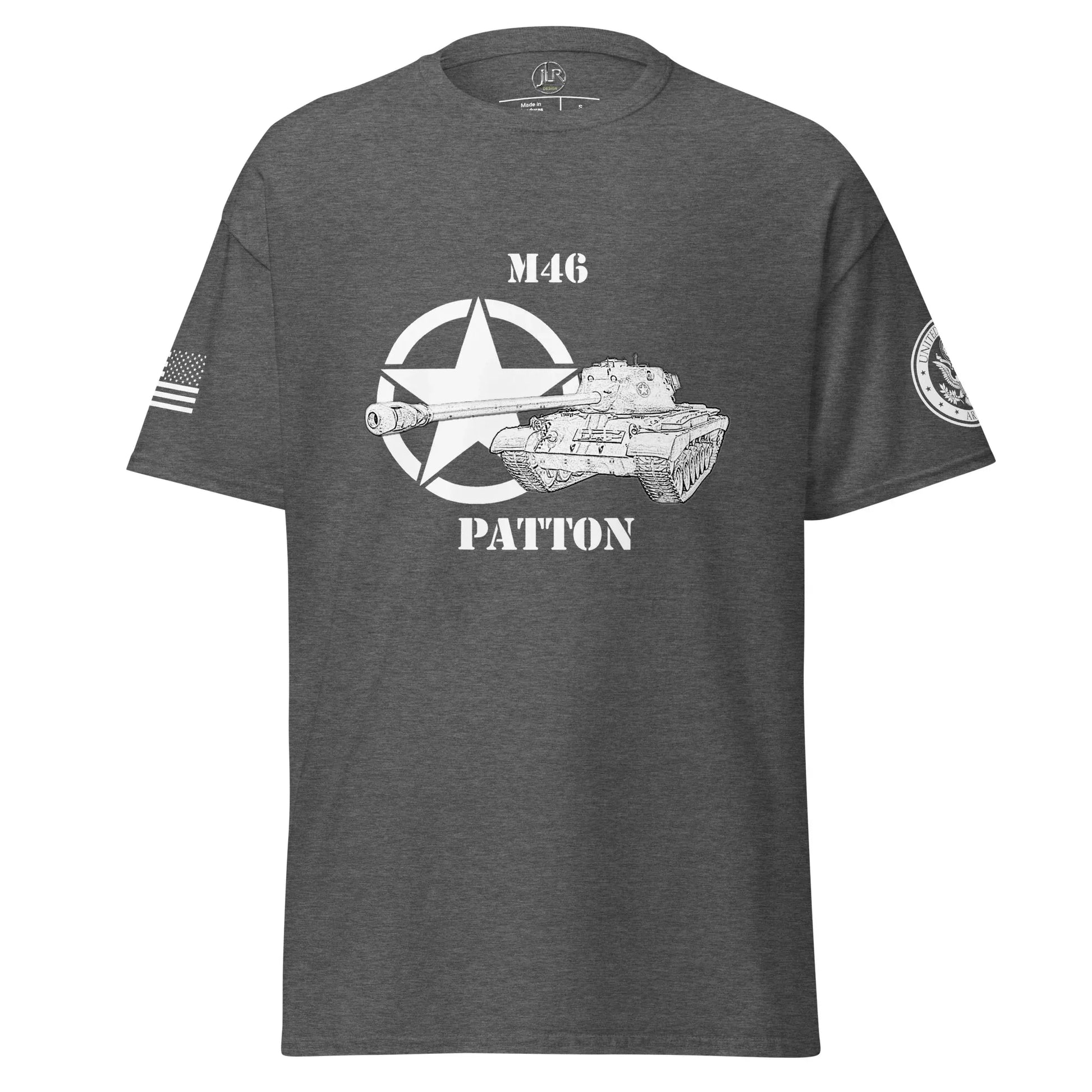 amerikanischer-mittlerer-panzer-m46-patton-t-shirt-sw-t-shirt-jlr-design-34729 - JLR Design
