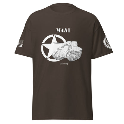 Amerikanischer mittlerer Panzer M4A1 Mastery T-Shirt sw T-Shirt 29.99 Herren, M4A1, Mastery, Panzer, sw, T-Shirt, Tanks, Thunder, War, World JLR Design