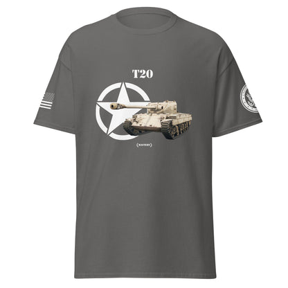 Amerikanischer mittlerer Panzer T20 Mastery T-Shirt T-Shirt 33.99 Herren, Mastery, mittlerer, Panzer, T-Shirt, T20, Tanks, Thunder, War, World JLR Design