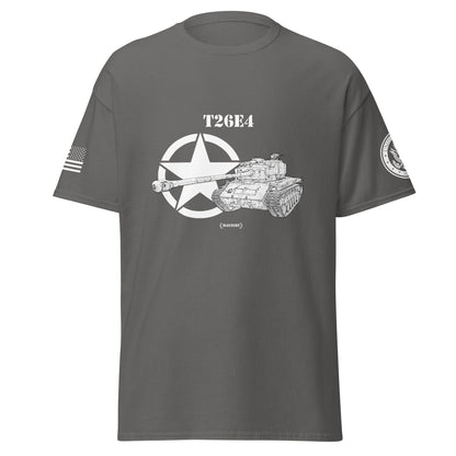 Amerikanischer mittlerer Panzer T26E4 Mastery T-Shirt sw T-Shirt 29.99 Amerikanischer, Herren, Mastery, mittlerer, Panzer, Pershing, Super, sw, T-Shirt, T26E4, Tanks, Thunder, War, World JLR Design