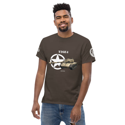 Amerikanischer mittlerer Panzer T26E4 Mastery T-Shirt T-Shirt 33.99 Amerikanischer, Herren, mittlerer, Panzer, Pershing, Super, T-Shirt, T26E4, Tanks, Thunder, War, World JLR Design