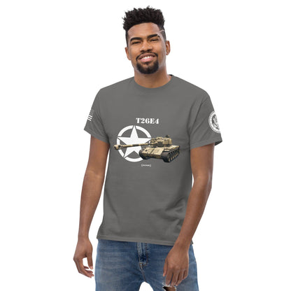 Amerikanischer mittlerer Panzer T26E4 Mastery T-Shirt T-Shirt 33.99 Amerikanischer, Herren, mittlerer, Panzer, Pershing, Super, T-Shirt, T26E4, Tanks, Thunder, War, World JLR Design