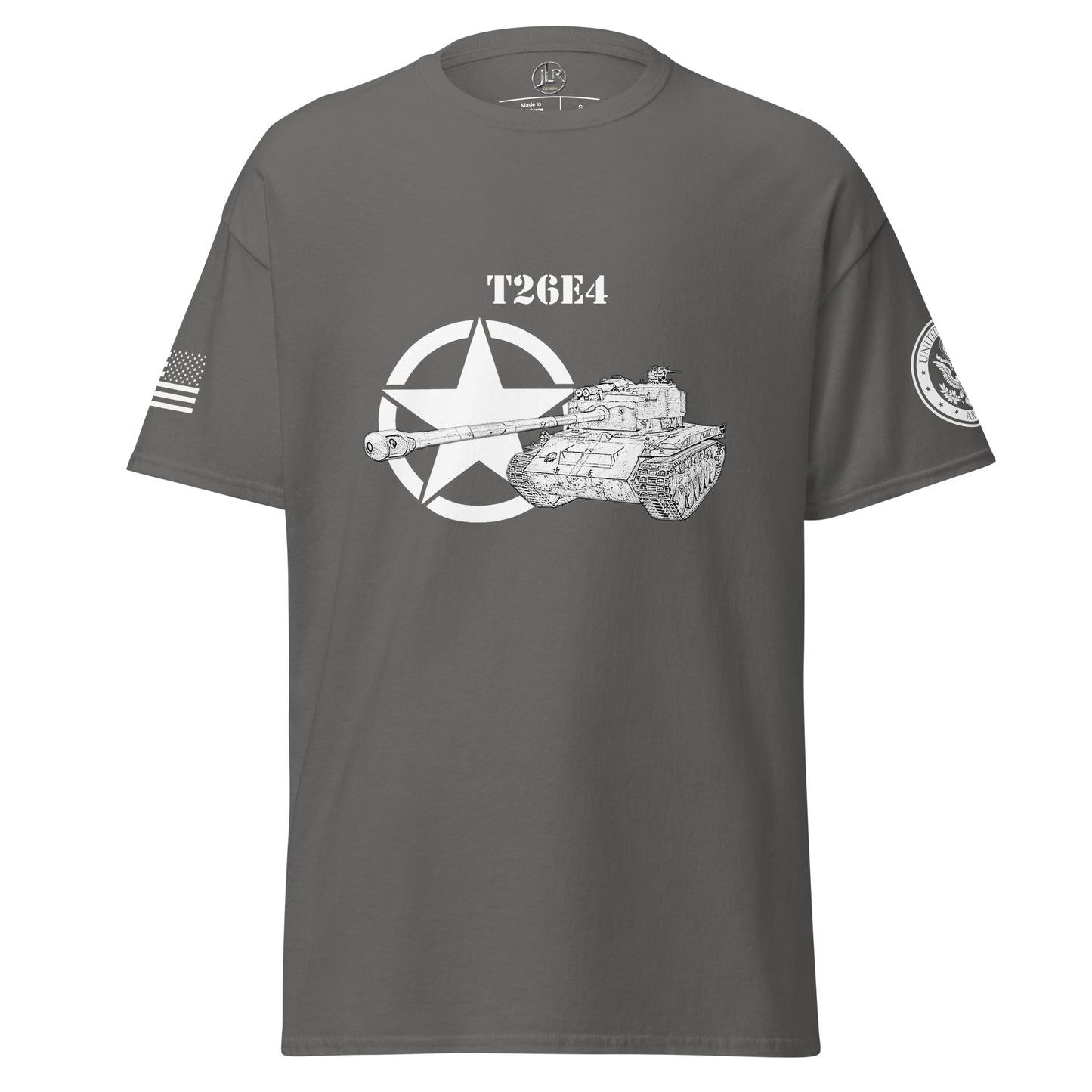 Amerikanischer mittlerer Panzer T26E4 T-Shirt sw T-Shirt JLR Design