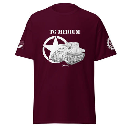 Amerikanischer mittlerer Panzer T6 Medium T-Shirt sw T-Shirt 29.99 Amerikanisch, Herren, Medium, Panzer, T-Shirt, T6, Tanks, Thunder, War, World JLR Design