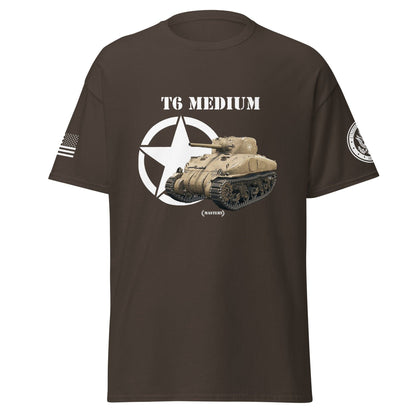 Amerikanischer mittlerer Panzer T6 Medium T-Shirt T-Shirt 33.99 Amerikanisch, Herren, Medium, Panzer, T-Shirt, T6, Tanks, Thunder, War, World JLR Design