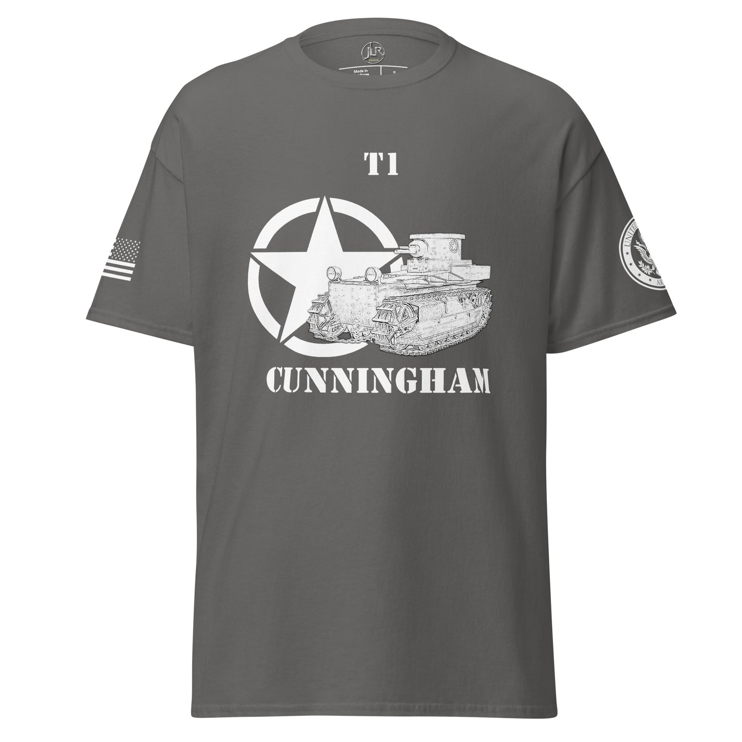 Amerikanischer Panzer T1 Cunningham T-Shirt sw T-Shirt JLR Design