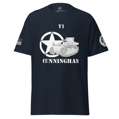 Amerikanischer Panzer T1 Cunningham T-Shirt sw T-Shirt JLR Design