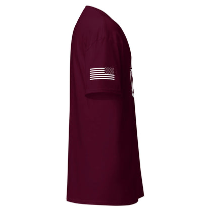 unisex-classic-tee-maroon-right-677aa26d7e54d - JLR Design