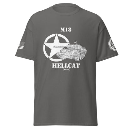 Amerikanischer Panzerjäger M18 Hellcat Mastery T-Shirt sw T-Shirt 29.99 Hellcat, Herren, M18, Mastery, Panzerjäger, T-Shirt, Tanks, Thunder, War, World JLR Design