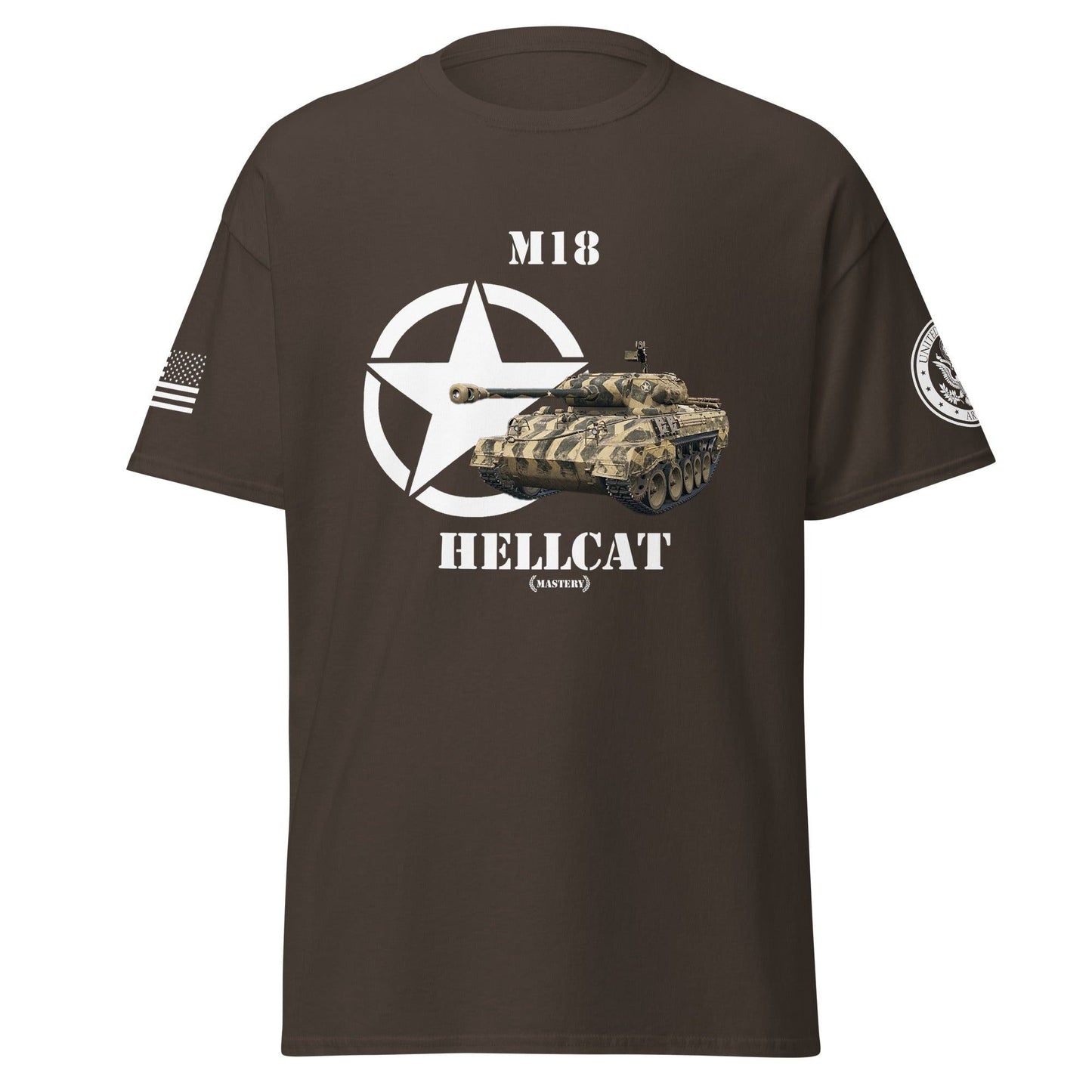 Amerikanischer Panzerjäger M18 Hellcat Mastery T-Shirt T-Shirt 33.99 Hellcat, Herren, M18, Mastery, Panzerjäger, T-Shirt, Tanks, Thunder, War, World JLR Design