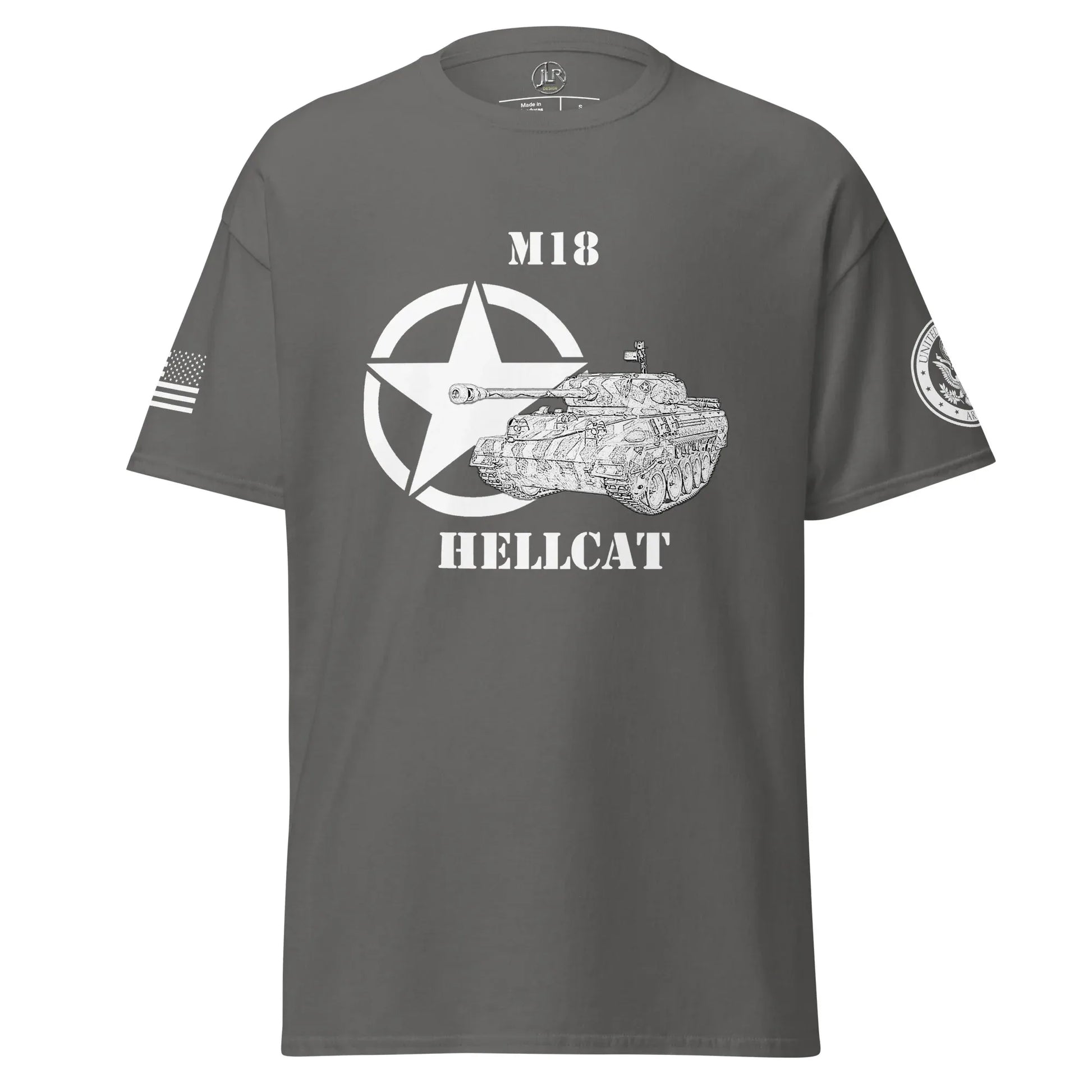 amerikanischer-panzerjager-m18-hellcat-t-shirt-sw-t-shirt-jlr-design-86467 - JLR Design