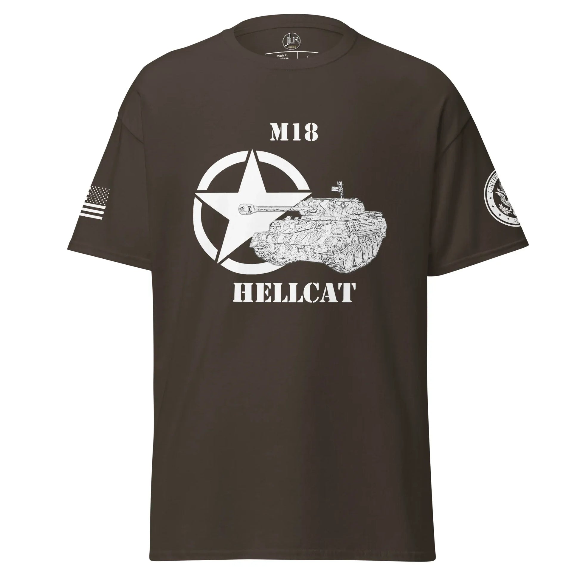 amerikanischer-panzerjager-m18-hellcat-t-shirt-sw-t-shirt-jlr-design-33469 - JLR Design