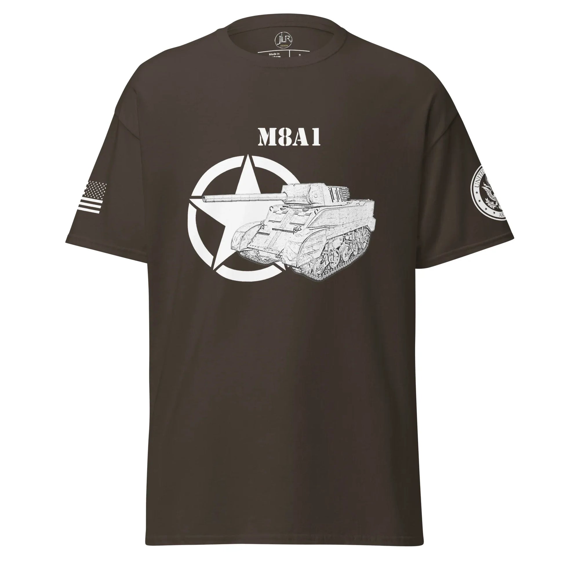 amerikanischer-panzerjager-m8a1-t-shirt-sw-t-shirt-jlr-design-19358 - JLR Design