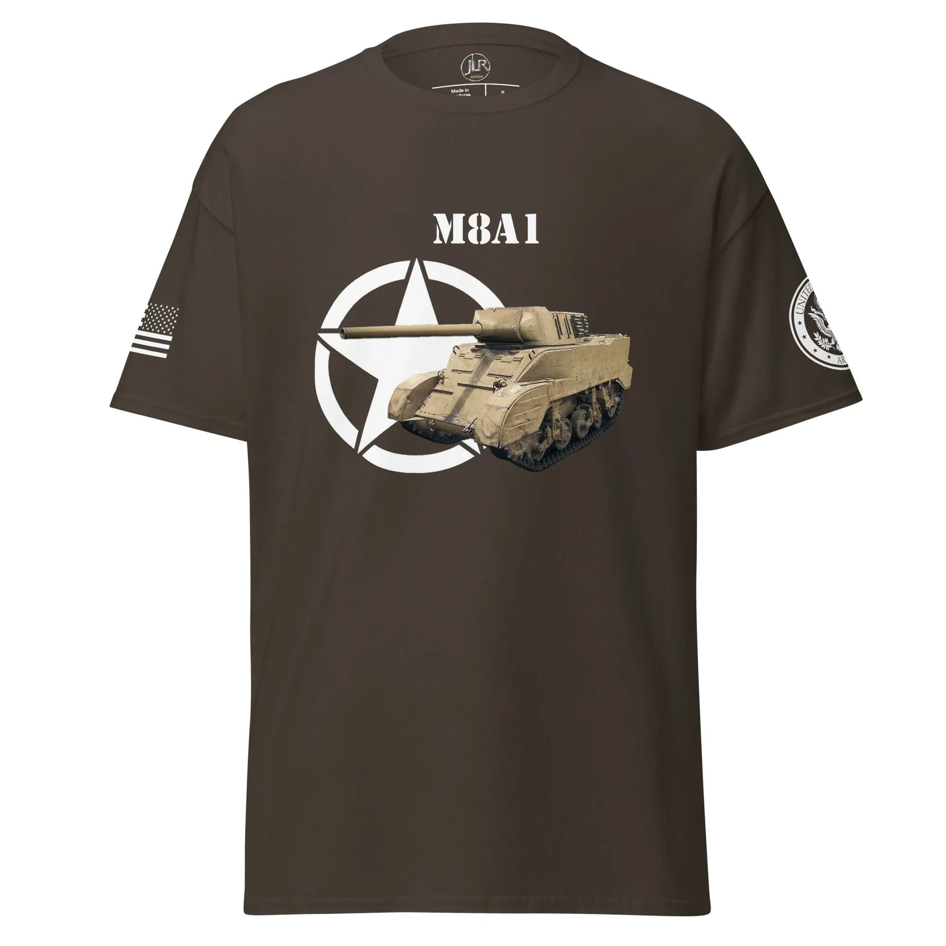 amerikanischer-panzerjager-m8a1-t-shirt-t-shirt-jlr-design-57315 - JLR Design
