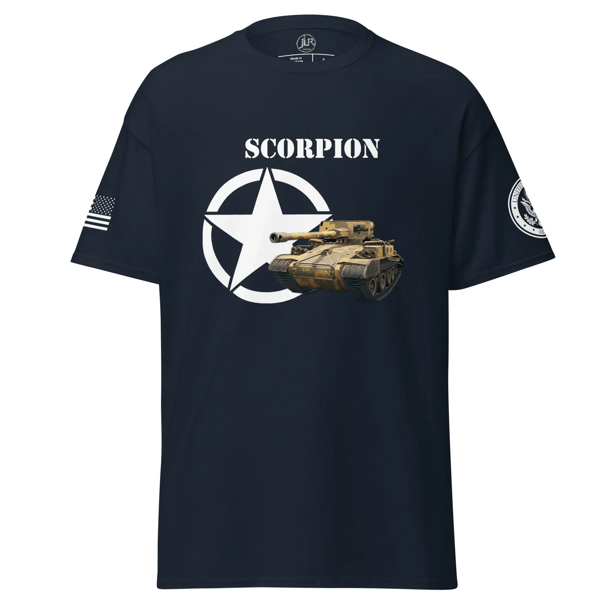 amerikanischer-panzerjager-scorpion-t-shirt-t-shirt-jlr-design-68584 - JLR Design