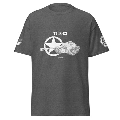 Amerikanischer Panzerjäger T110E3 Mastery T-Shirt sw T-Shirt 29.99 Amerikanischer, Herren, Mastery, Panzerjäger, sw, T-Shirt, T110E3, Tanks, Thunder, War, World JLR Design