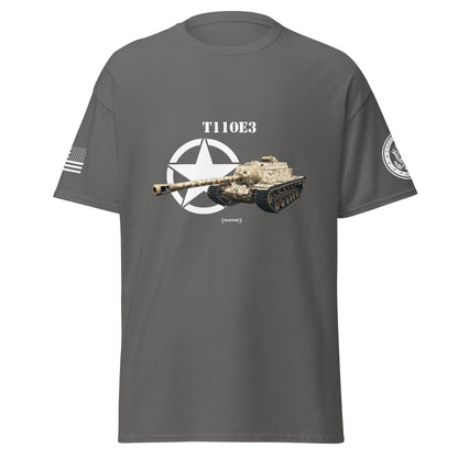 Amerikanischer Panzerjäger T110E3 Mastery T-Shirt T-Shirt 33.99 Amerikanischer, Herren, Mastery, Panzerjäger, T-Shirt, T110E3, Tanks, Thunder, War, World JLR Design