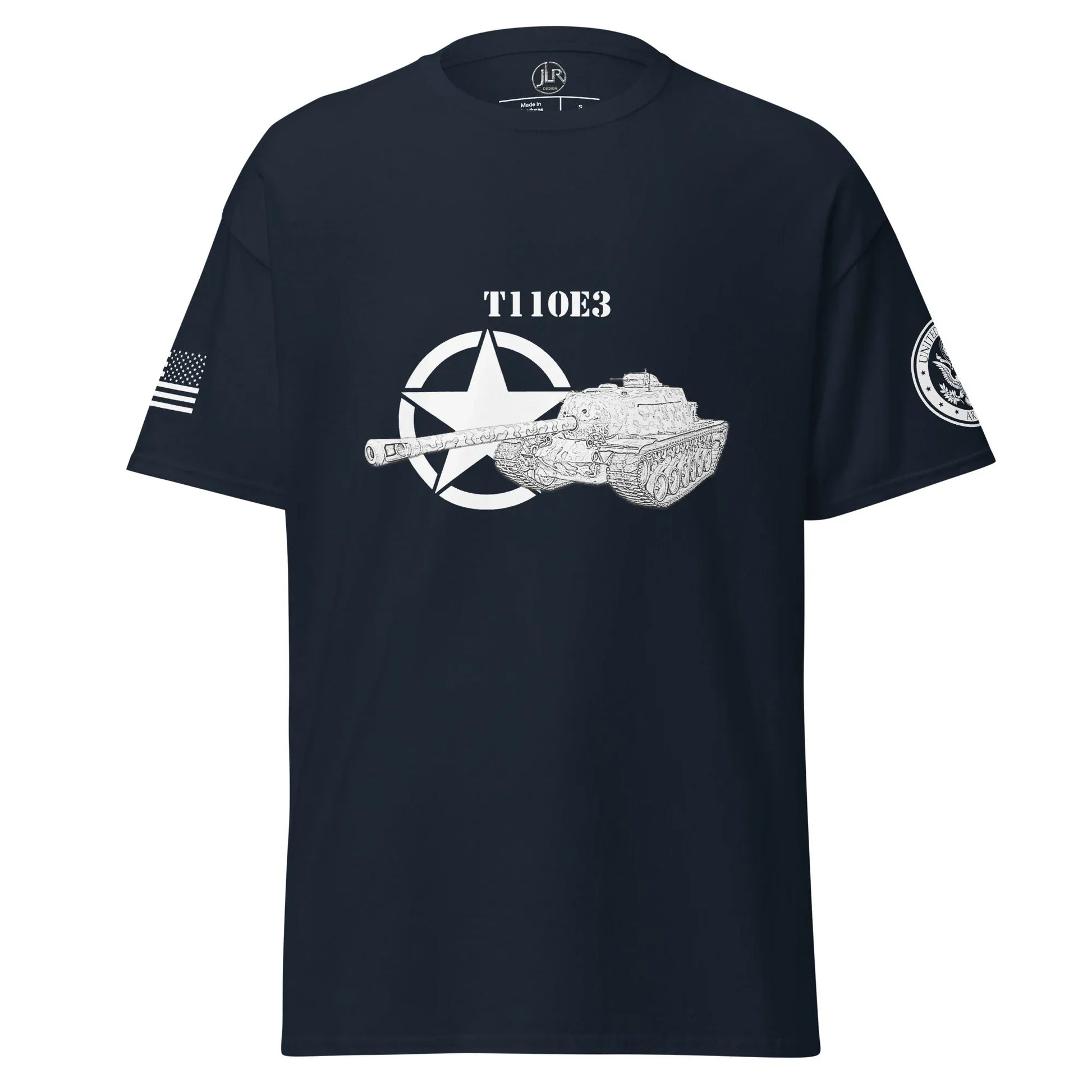 amerikanischer-panzerjager-t110e3-t-shirt-sw-t-shirt-jlr-design-87216 - JLR Design