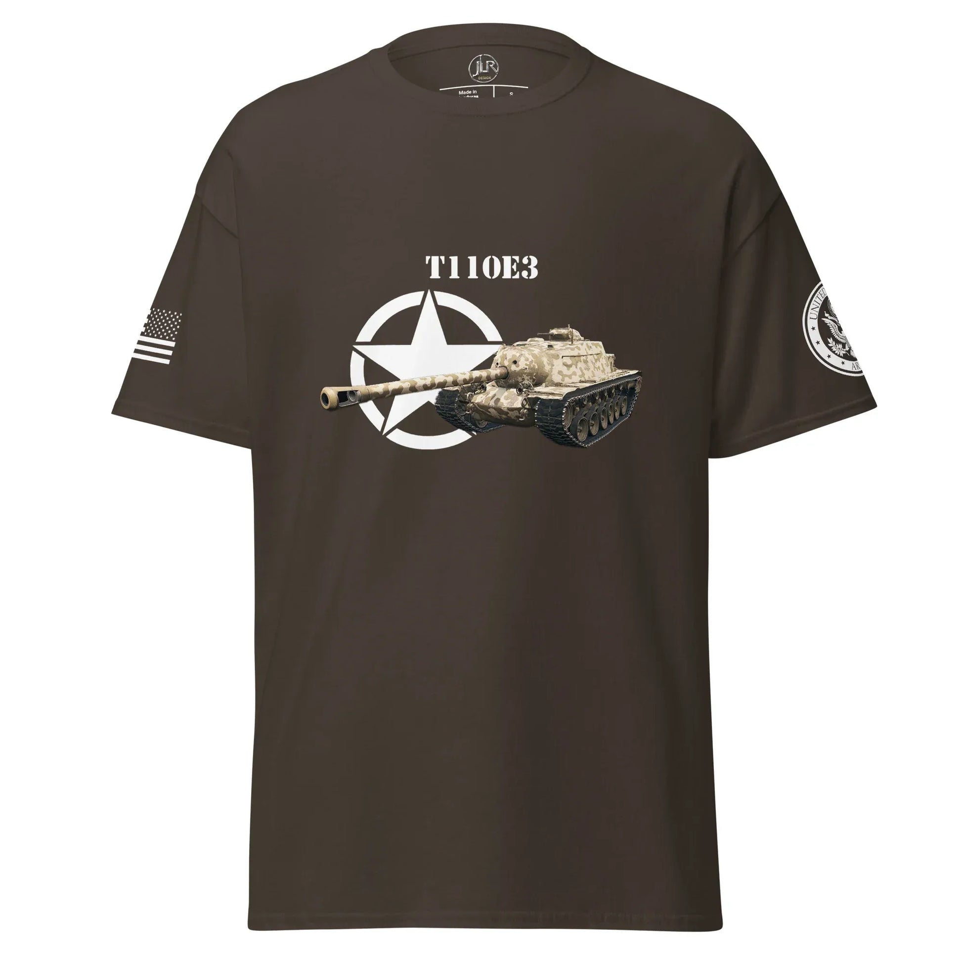 amerikanischer-panzerjager-t110e3-t-shirt-t-shirt-jlr-design-78677 - JLR Design