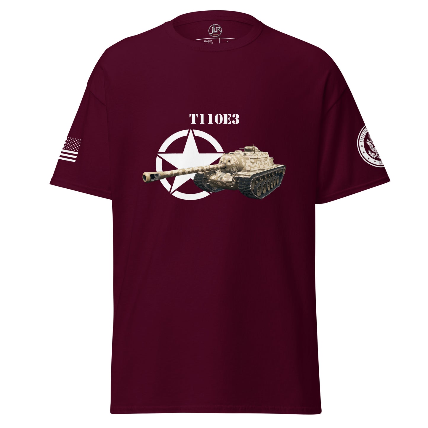 Amerikanischer Panzerjäger T110E3 T-Shirt T-Shirt JLR Design