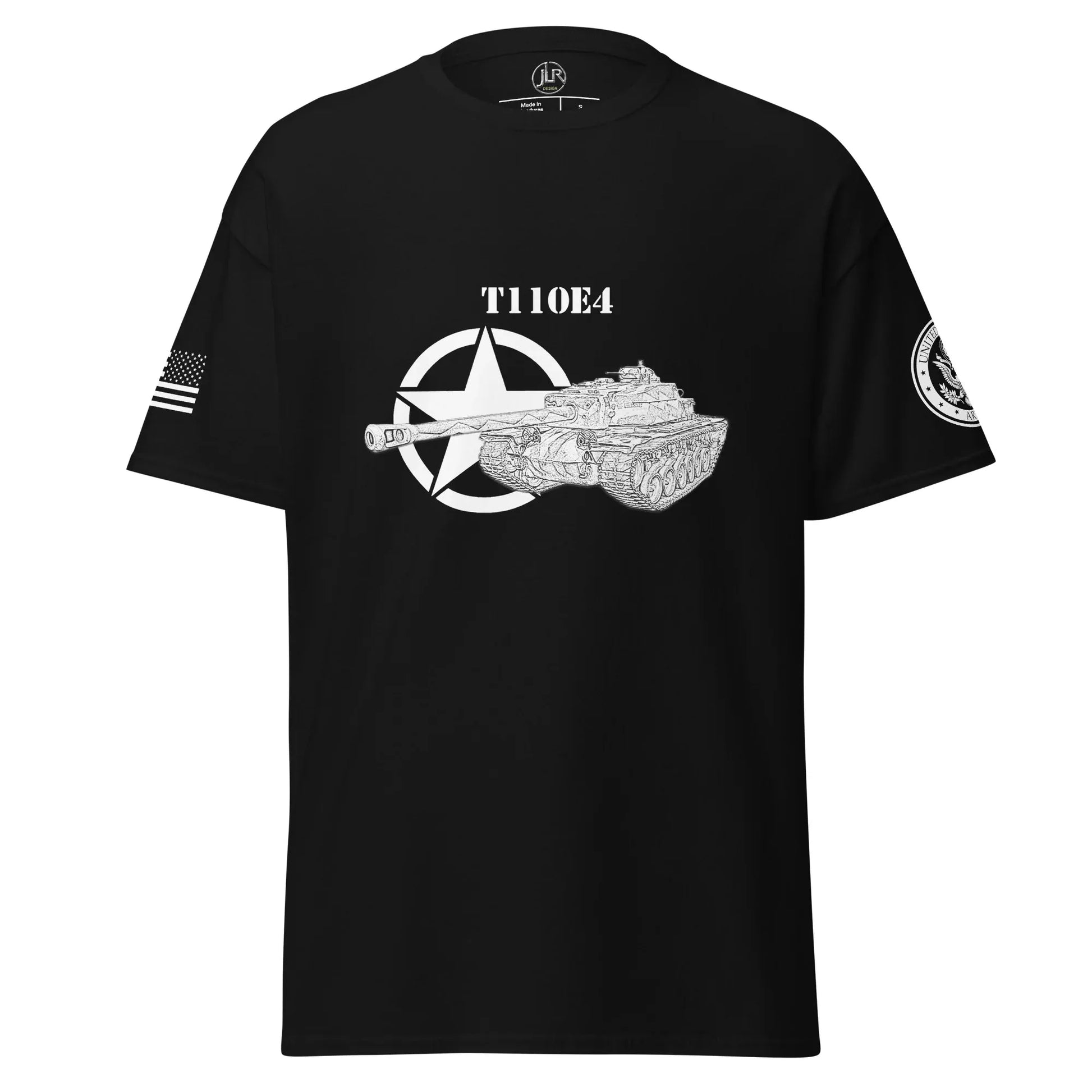 amerikanischer-panzerjager-t110e4-t-shirt-sw-t-shirt-jlr-design-50501 - JLR Design