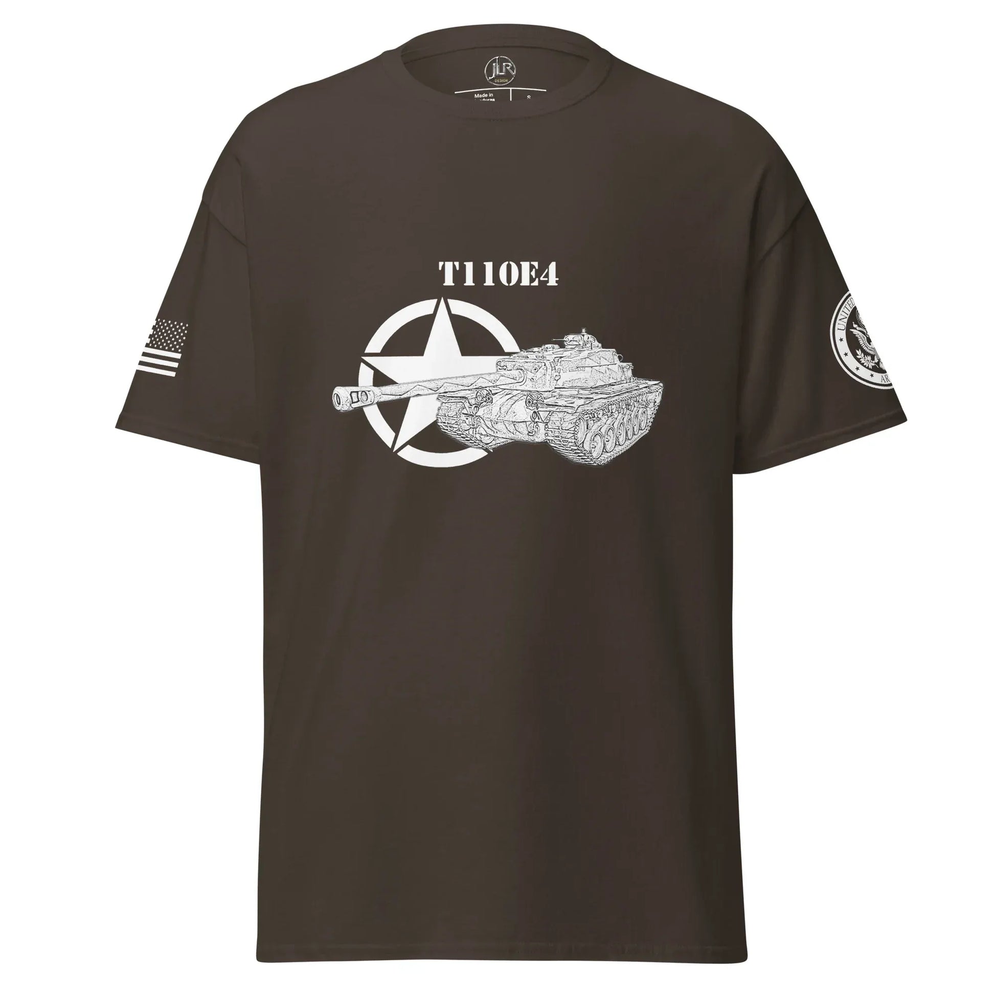 amerikanischer-panzerjager-t110e4-t-shirt-sw-t-shirt-jlr-design-95792 - JLR Design