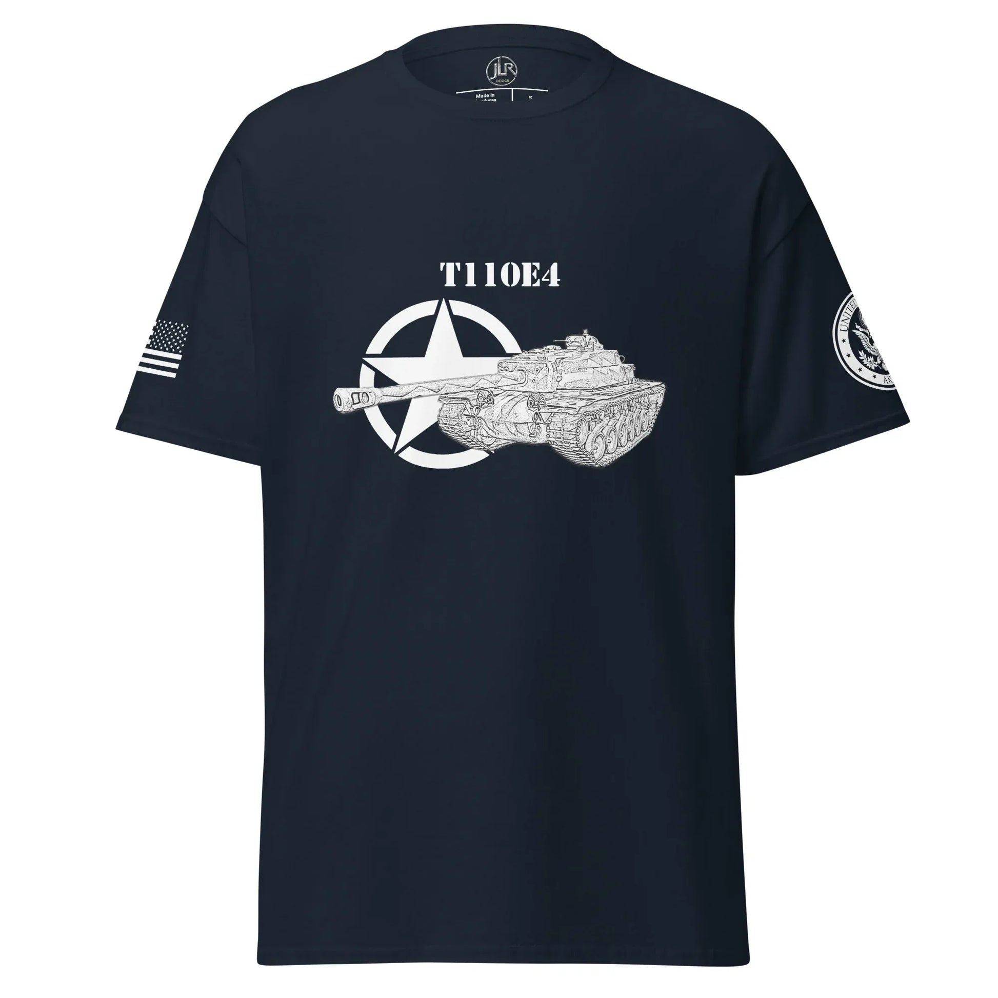 amerikanischer-panzerjager-t110e4-t-shirt-sw-t-shirt-jlr-design-60459 - JLR Design