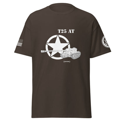 Amerikanischer Panzerjäger T25 AT Mastery T-Shirt sw T-Shirt 29.99 AT, Herren, Mastery, Panzerjäger, sw, T-Shirt, T25, Tanks, Thunder, War, World JLR Design