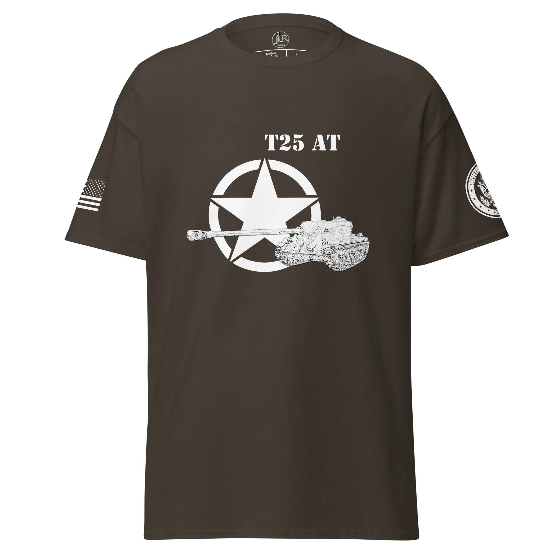 amerikanischer-panzerjager-t25-at-t-shirt-sw-t-shirt-jlr-design-23313 - JLR Design