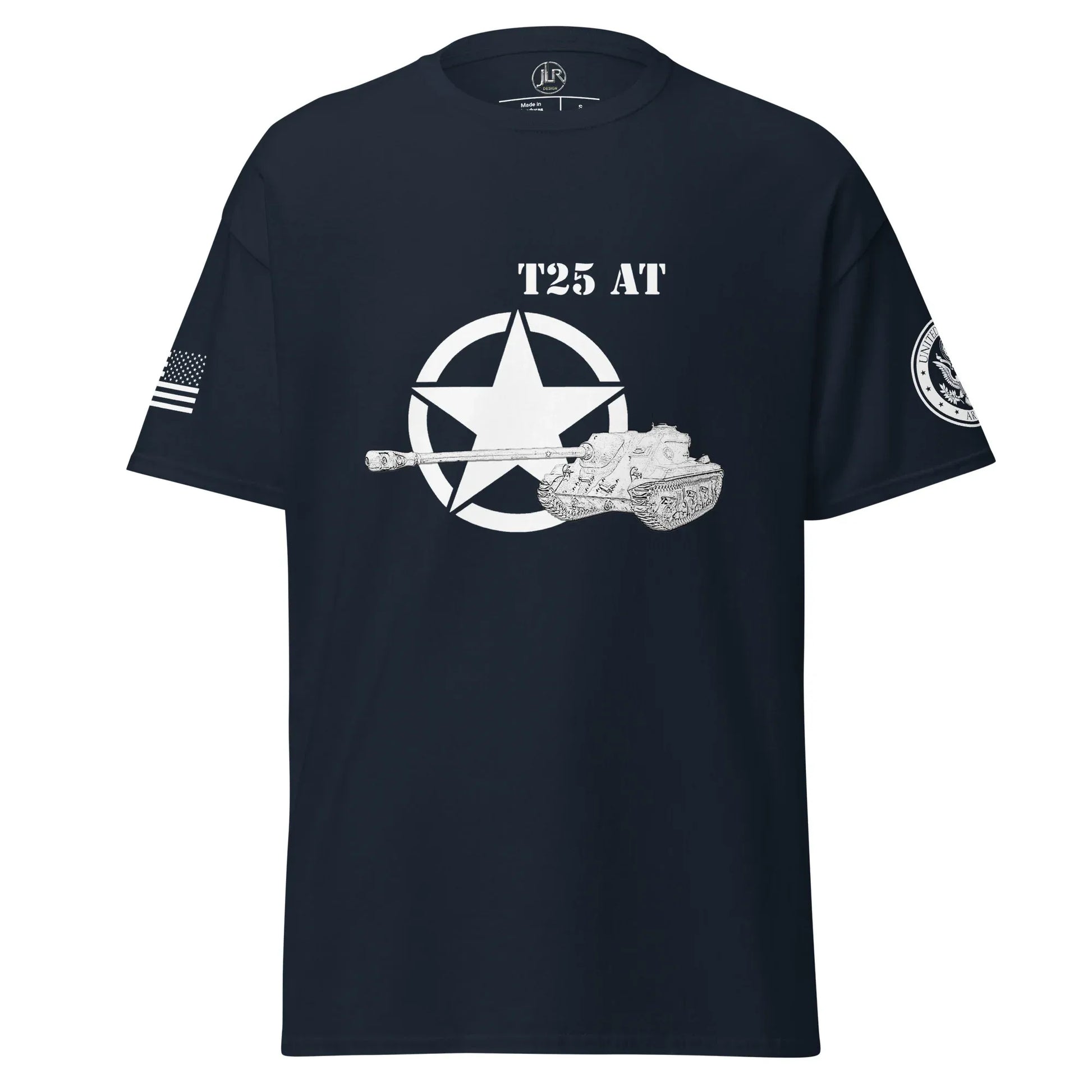 amerikanischer-panzerjager-t25-at-t-shirt-sw-t-shirt-jlr-design-66940 - JLR Design