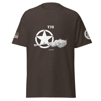 Amerikanischer Panzerjäger T28 Mastery T-Shirt sw T-Shirt 29.99 Herren, Mastery, Panzerjäger, sw, T-Shirt, T28, Tanks, Thunder, War, World JLR Design