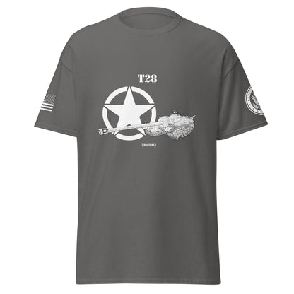 Amerikanischer Panzerjäger T28 Mastery T-Shirt sw T-Shirt 29.99 Herren, Mastery, Panzerjäger, sw, T-Shirt, T28, Tanks, Thunder, War, World JLR Design