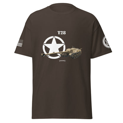 Amerikanischer Panzerjäger T28 Mastery T-Shirt T-Shirt 33.99 Herren, Mastery, Panzerjäger, T-Shirt, T28, Tanks, Thunder, War, World JLR Design