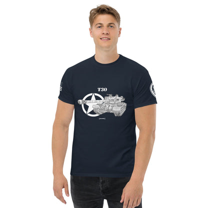 Amerikanischer Panzerjäger T30 Mastery T-Shirt sw T-Shirt 29.99 Herren, Master, Panzerjäger, T-Shirt, T30, Tanks, Thunder, War, World JLR Design