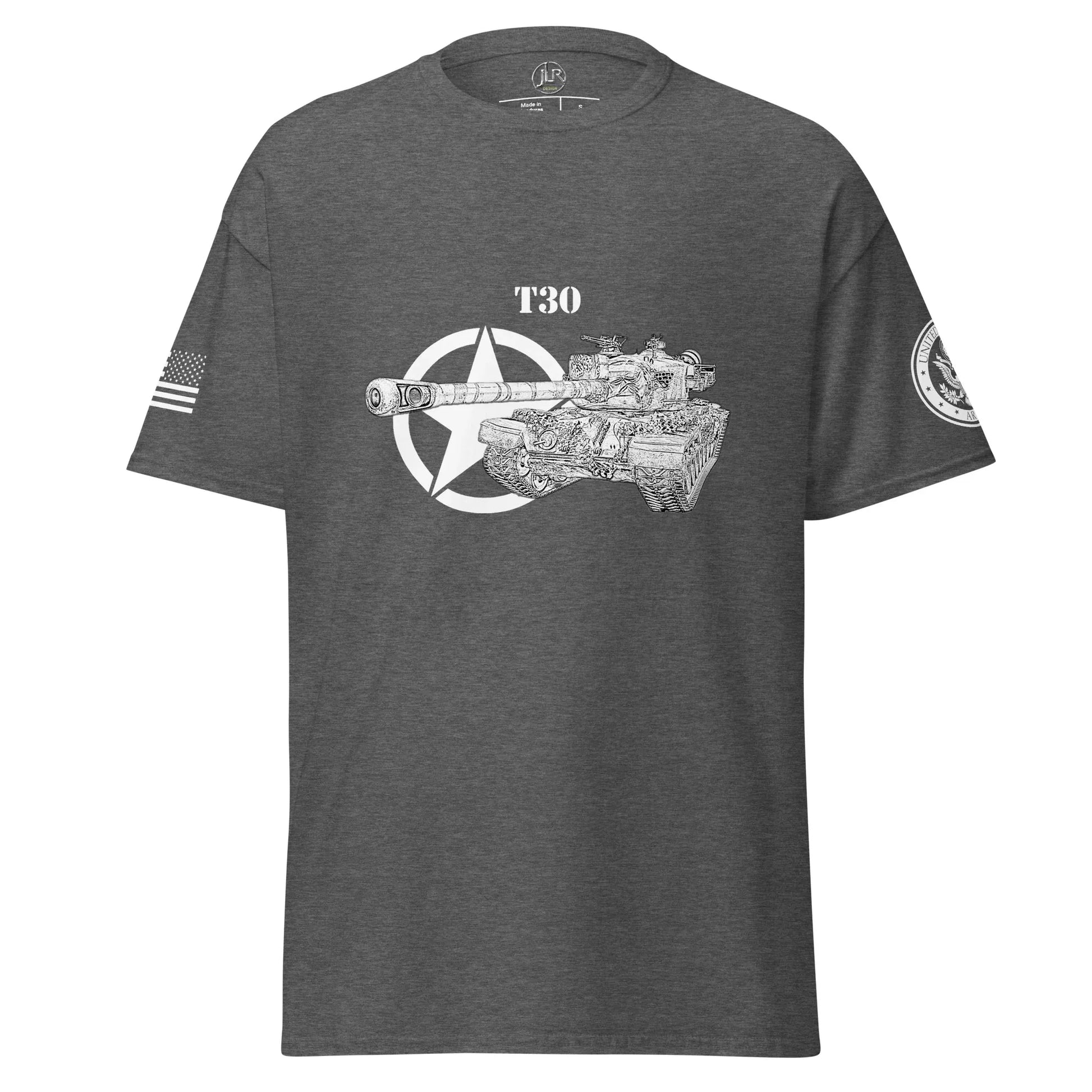 amerikanischer-panzerjager-t30-t-shirt-sw-t-shirt-jlr-design-16540 - JLR Design