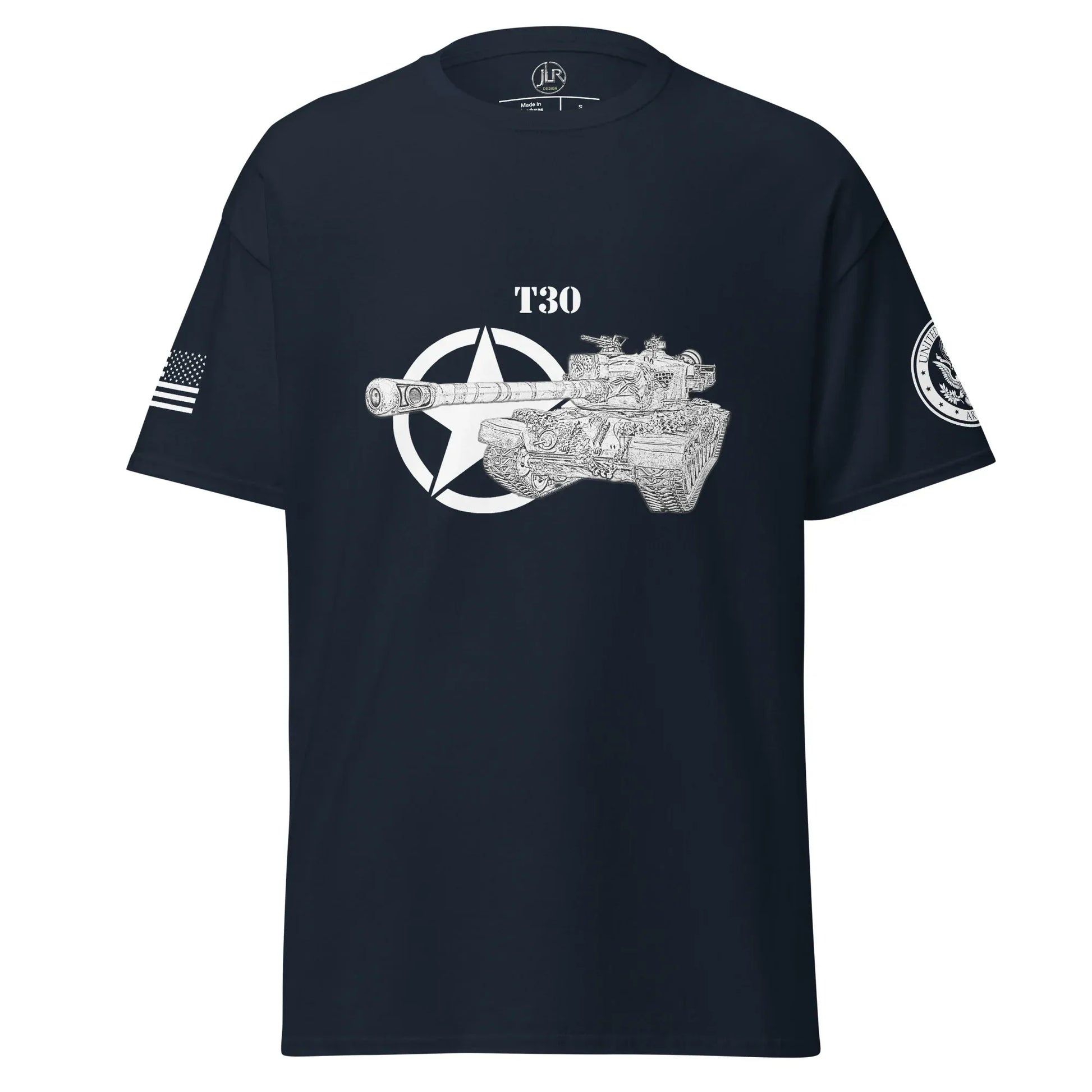 amerikanischer-panzerjager-t30-t-shirt-sw-t-shirt-jlr-design-38079 - JLR Design