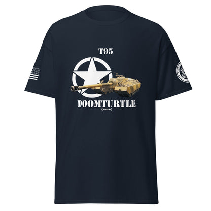 Amerikanischer Panzerjäger T95 Doomturtle Mastery T-Shirt T-Shirt 33.99 Doomturtle, Herren, Mastery, Panzerjäger, T-Shirt, T95, Tanks, Thunder, War, World JLR Design