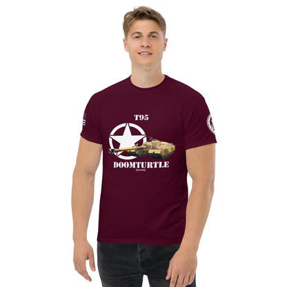 Amerikanischer Panzerjäger T95 Doomturtle Mastery T-Shirt T-Shirt 33.99 Doomturtle, Herren, Mastery, Panzerjäger, T-Shirt, T95, Tanks, Thunder, War, World JLR Design