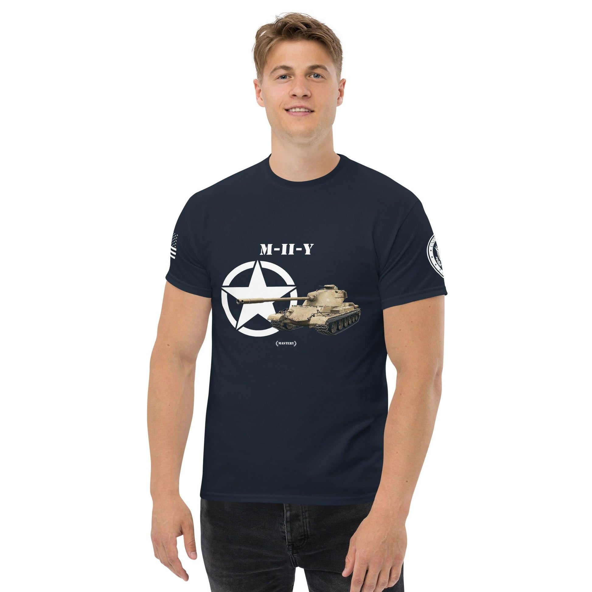 Amerikanischer schwerer Panzer M-II-Y Mastery T-Shirt T-Shirt 33.99 Herren, M-II-Y, Mastery, Panzer, schwerer, T-Shirt, Tanks, Thunder, War, World JLR Design