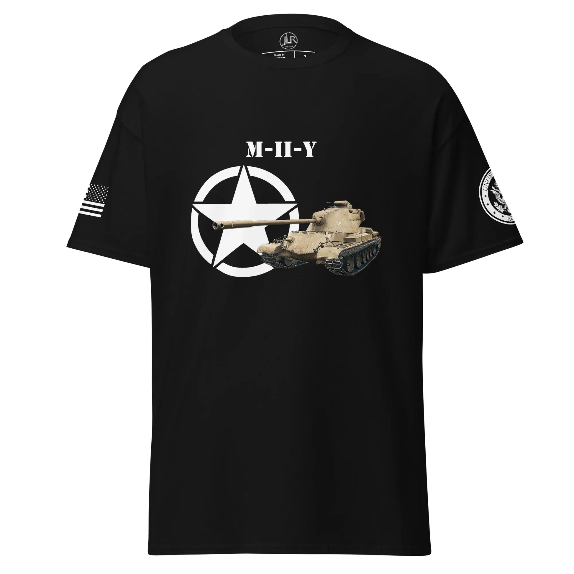 amerikanischer-schwerer-panzer-m-ii-y-t-shirt-t-shirt-jlr-design-82621 - JLR Design