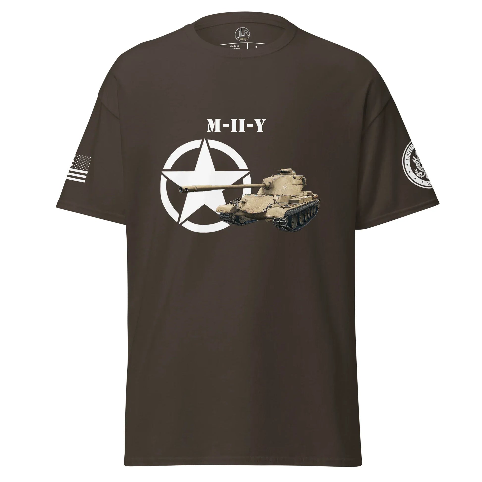 amerikanischer-schwerer-panzer-m-ii-y-t-shirt-t-shirt-jlr-design-32512 - JLR Design