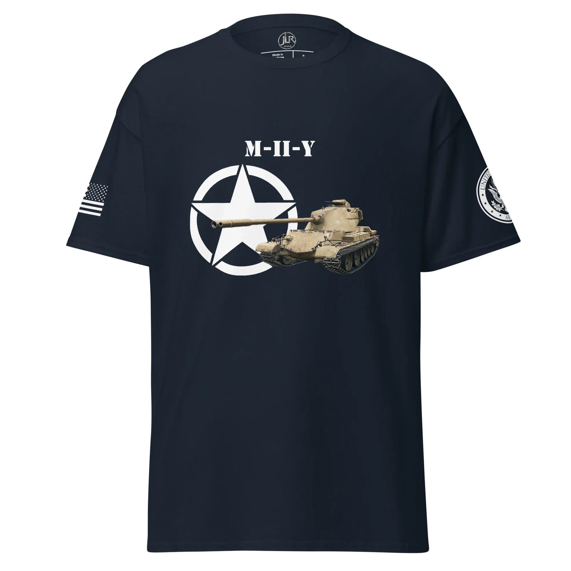 amerikanischer-schwerer-panzer-m-ii-y-t-shirt-t-shirt-jlr-design-28839 - JLR Design