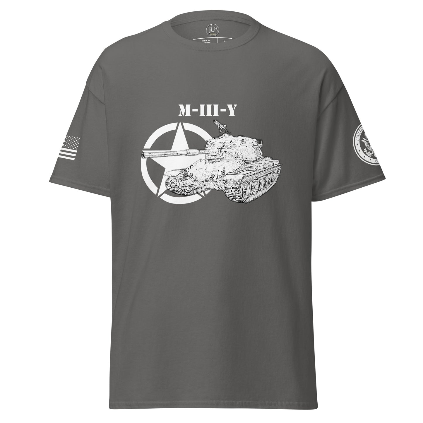 Amerikanischer schwerer Panzer M-III-Y T-Shirt sw T-Shirt JLR Design