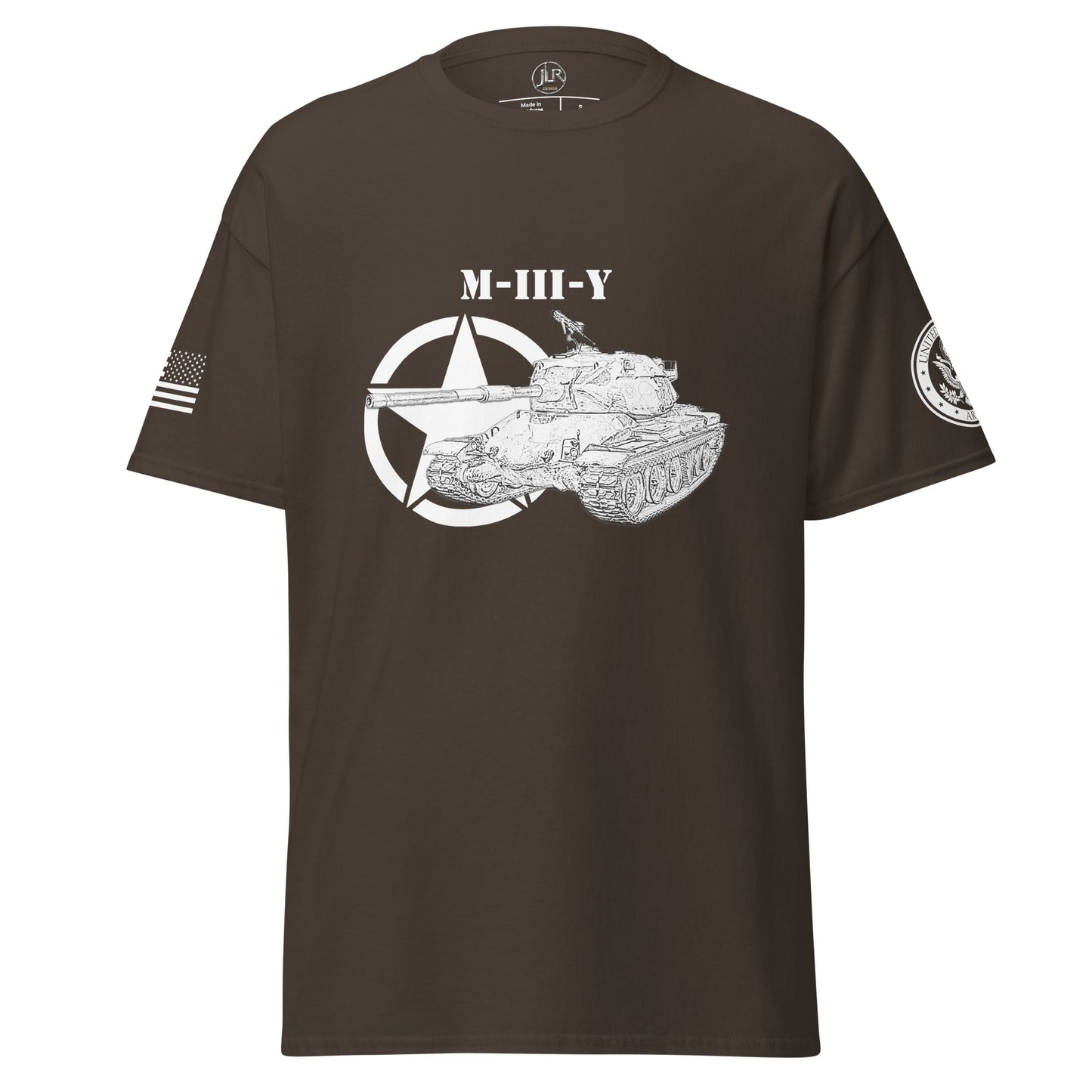 Amerikanischer schwerer Panzer M-III-Y T-Shirt sw T-Shirt JLR Design