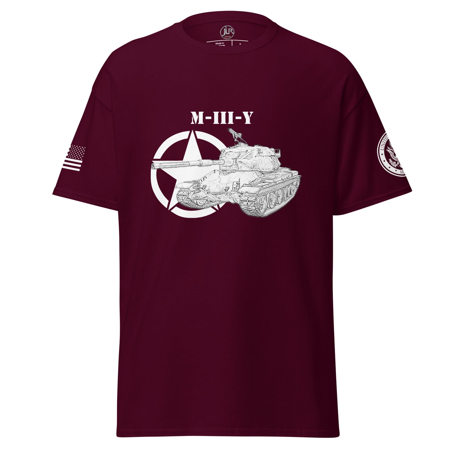 Amerikanischer schwerer Panzer M-III-Y T-Shirt sw T-Shirt JLR Design