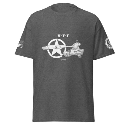 Amerikanischer schwerer Panzer M-V-Y Mastery T-Shirt sw T-Shirt 29.99 Amerikanischer, Herren, M-V-Y, Master, Panzer, schwerer, sw, T-Shirt, Tanks, Thunder, War, World JLR Design