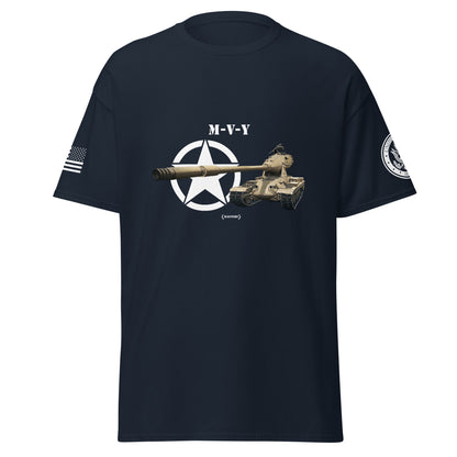 Amerikanischer schwerer Panzer M-V-Y Mastery T-Shirt T-Shirt 33.99 Amerikanischer, Herren, M-V-Y, Mastery, Panzer, schwerer, T-Shirt, Tanks, Thunder, War, World JLR Design